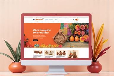 Screenshot of website graphics designed for an e-commerce platform